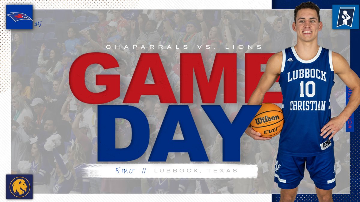LCUCHAPS's tweet photo. 🏀 @LCU_ChapsMBball GAMEDAY
🏆: South Central Regional
🆚: @Lion_Athletics 
⌚: 5 p.m.
📍: @LubbockSports 
🏟: Rip Griffin Center
📰: https://t.co/OlG5v2axPr
🖥: https://t.co/EY6OajCLjQ
📊: https://t.co/w06VsLxzLn

#LCUvsTAMUC
#LSCmbb https://t.co/KEgpLPiLa8