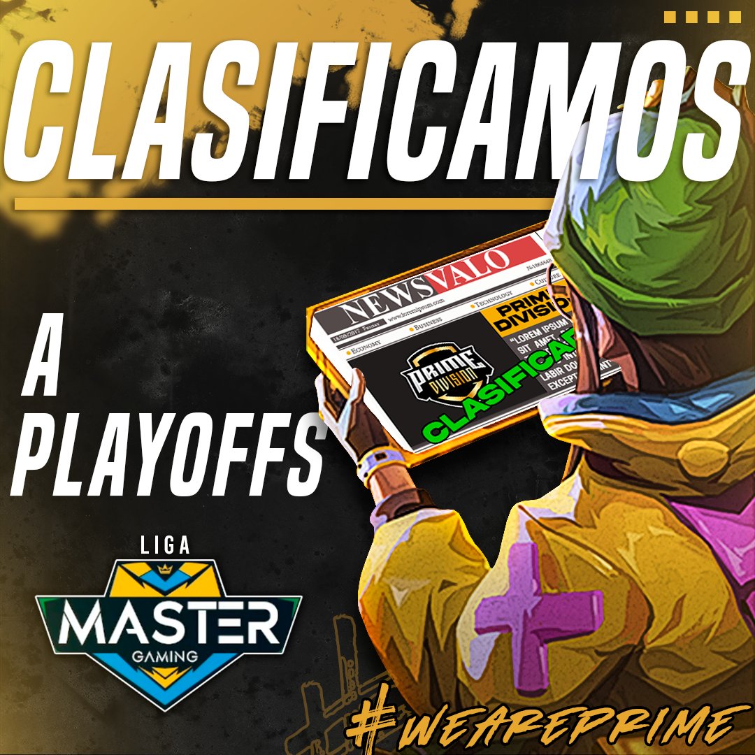 PrimeDivision7's tweet photo. PLAY OFFS !
Estamos en el ojo del huracán y vamos a darlo todo por ese 1er lugar! ☝️
Gracias por el apoyo!!
#WeArePrime #Valorant #mastergaming https://t.co/WWuKtRlxSO