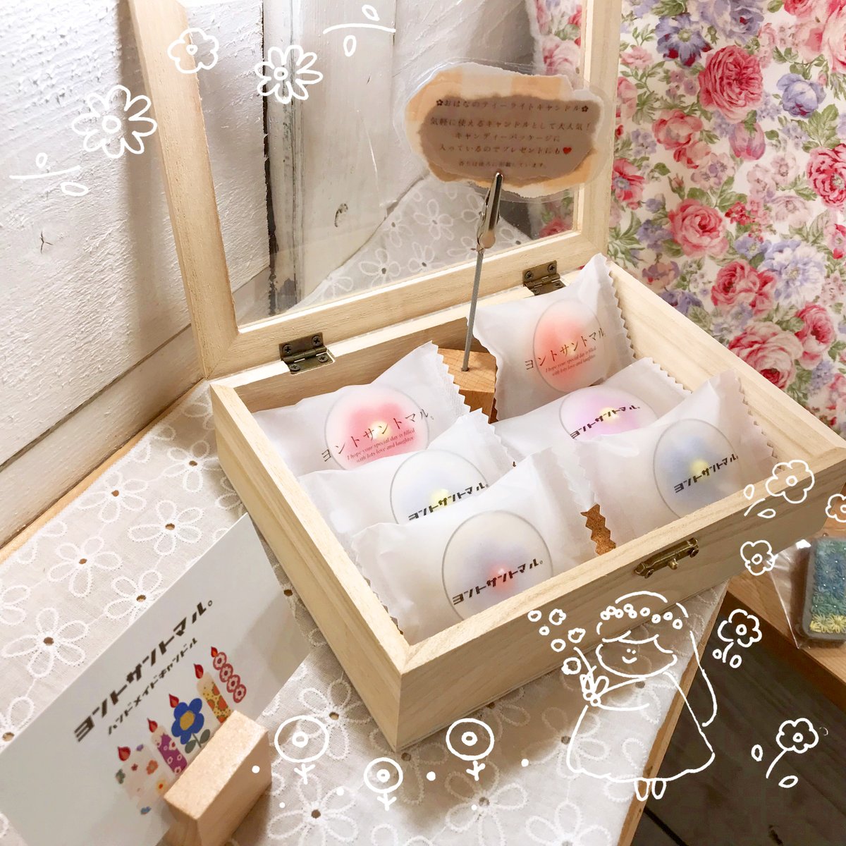 hattif_zakka's tweet photo. 【＊カラフルシリアルキャンドル＊】
現在やね裏ギャラリーにて開催中、ｲ ﾁ ﾄ ｻ ﾝ ﾄ ﾏ ﾙ。さん（ @ichitosantomaru ）の展示は明日が最終日🍀

カラフルポップなかわいい作品が沢山揃っています🌼
※明日18時まで◎

◆Instagram：https://t.co/x9WGGFiYiu

#ハンドメイド好きさんと繋がりたい https://t.co/3ujvL9E7Kt