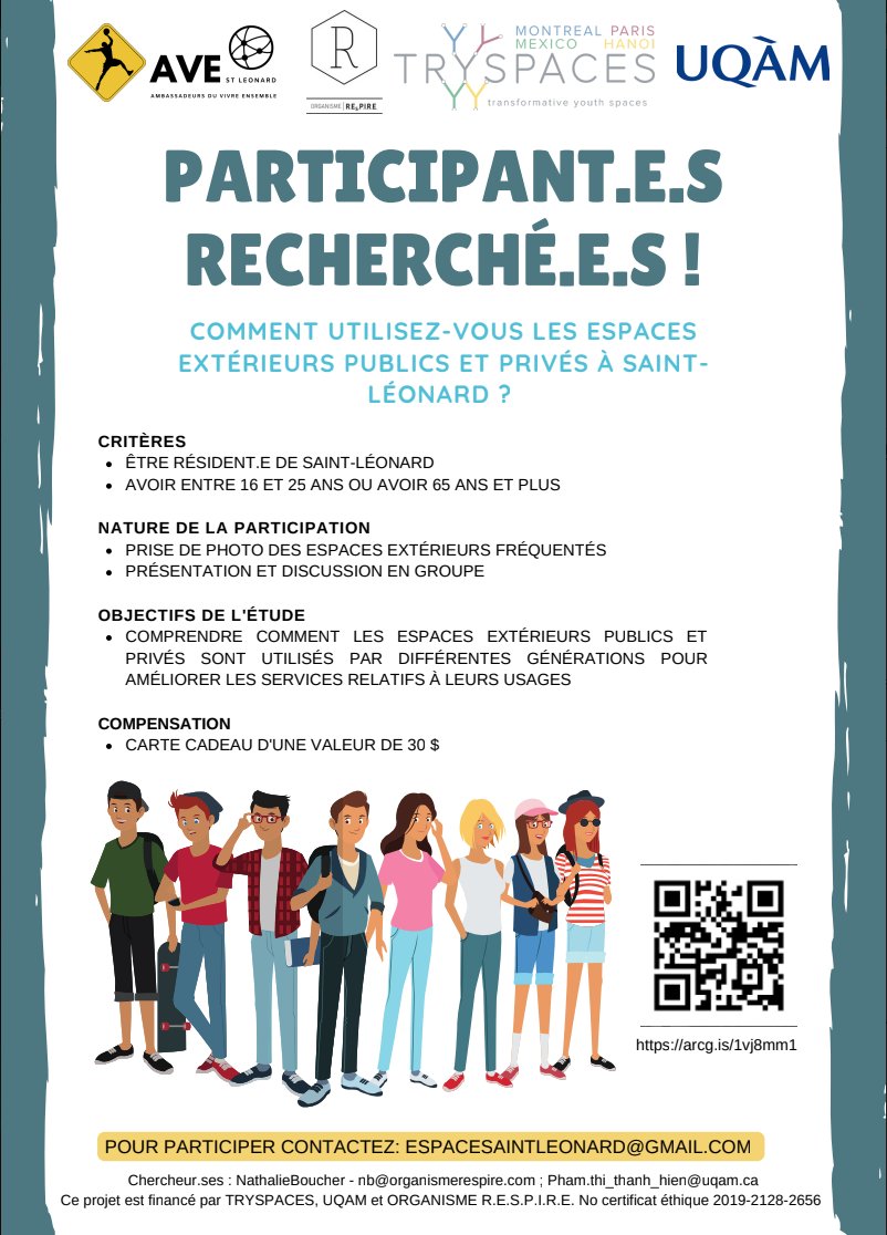 ave_st_leonard's tweet photo. De retour au poste!
On besoin de votre assistance dans le quartier.
SVP envoyer un courriel ici pour participer: espacesaintleonard@gmail.com https://t.co/ZxBDdMjhiG