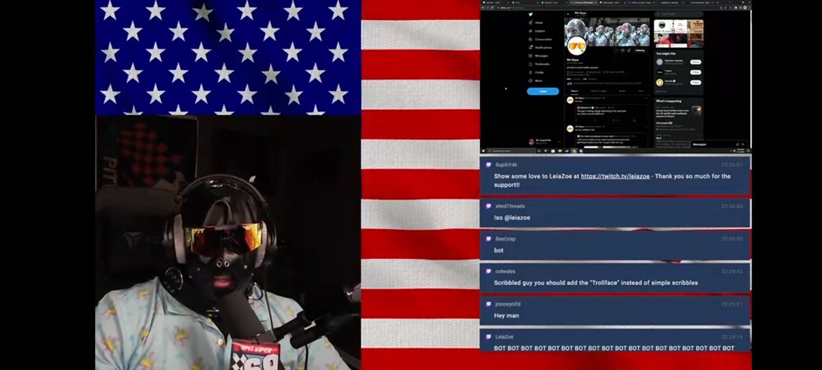 BeeCrisp's tweet photo. How is @Sup3rY4k not sponsored by @PitViperShades yet. He needs his own promo code and I will 100% buy! https://t.co/e02bg8SZZb