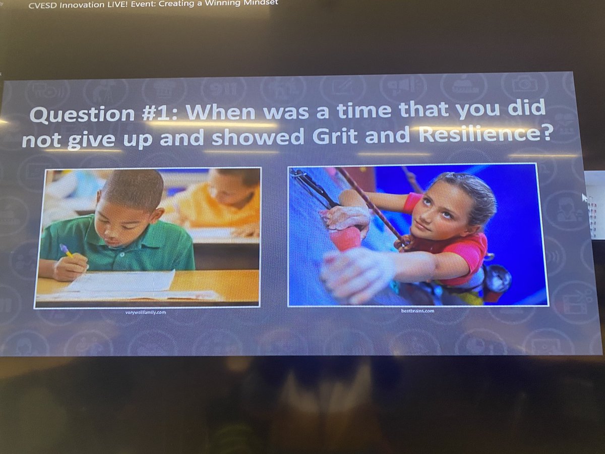 MaestraBarrett's tweet photo. When was a time that you did not give up and showed grit and resilience ?#cvesd #camlearns #science #duallangchat https://t.co/m5MauiEKpi