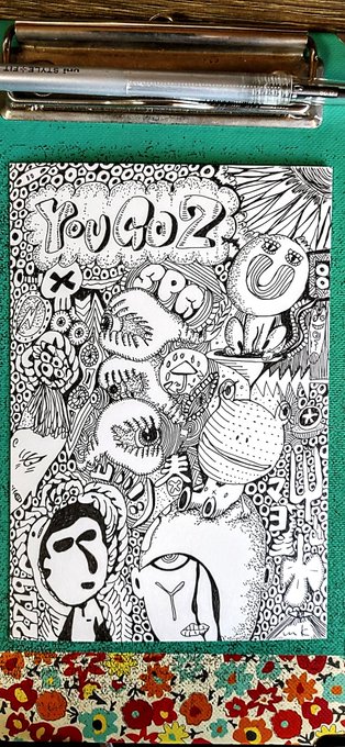 No.765
Yougo2、目玉潰し、カエル、斬新なヘルメット、2719、白丸黒点群集、
#絵描きさんと繫がりたい #私の絵柄が好みって人にフォローされたい #私の絵柄が性癖に刺さる人に届いてほしい #ペン画 #ペン画を流してペン画民を増やそう #illustrationart #らくがき 