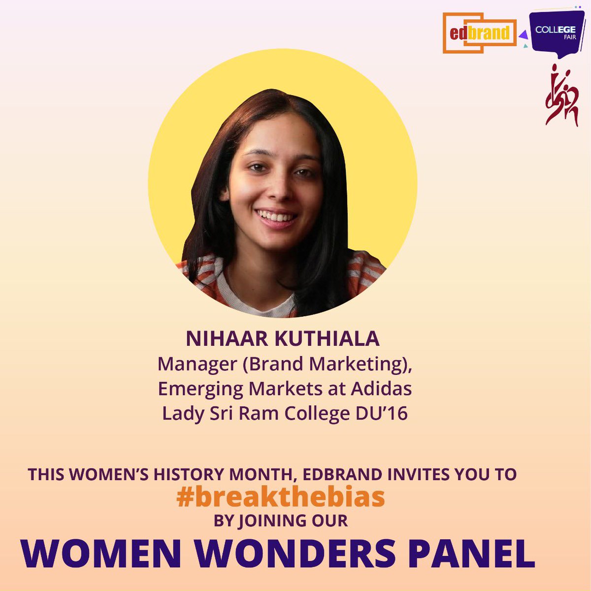 NKuthiala's tweet photo. Excited to speak at the Edbrand.CollegeFair conference this Saturday on their Women Wonders Panel.

If you are a student interested in following unconventional education and career journeys, be sure to register for free at https://t.co/Tz0RgYqeq1 https://t.co/kgdZSynD0L
