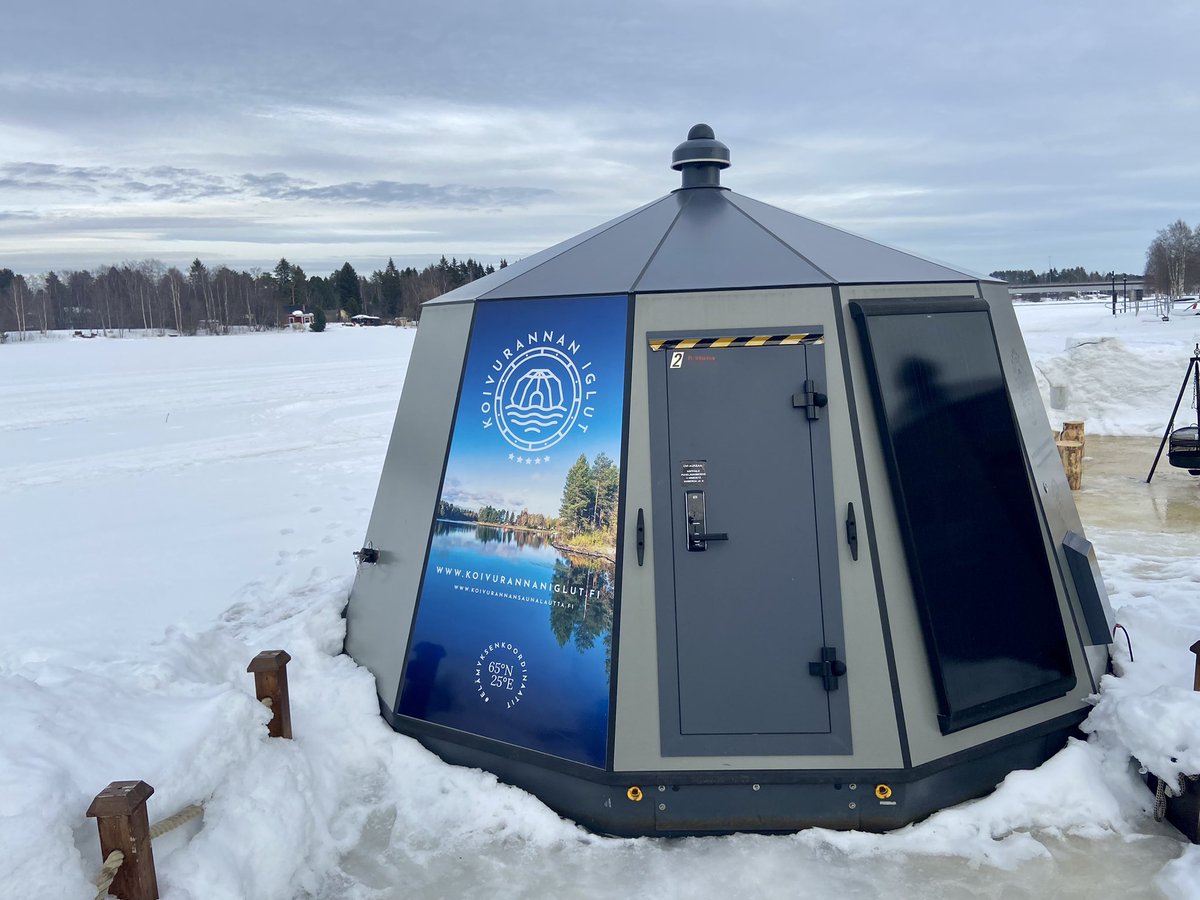 Hyvää viikonloppua näistä maisemista. Erilainen yöpymispaikka matkalla Saariselälle. Iglun yhteydessä sauna, avanto ja poreallas. Suosittelen🤩
lnkd.in/dv5TBzpg
#Oulu
#Koivurannansaunalautta #Koivurannaniglut #elämyksenkoordinaatit