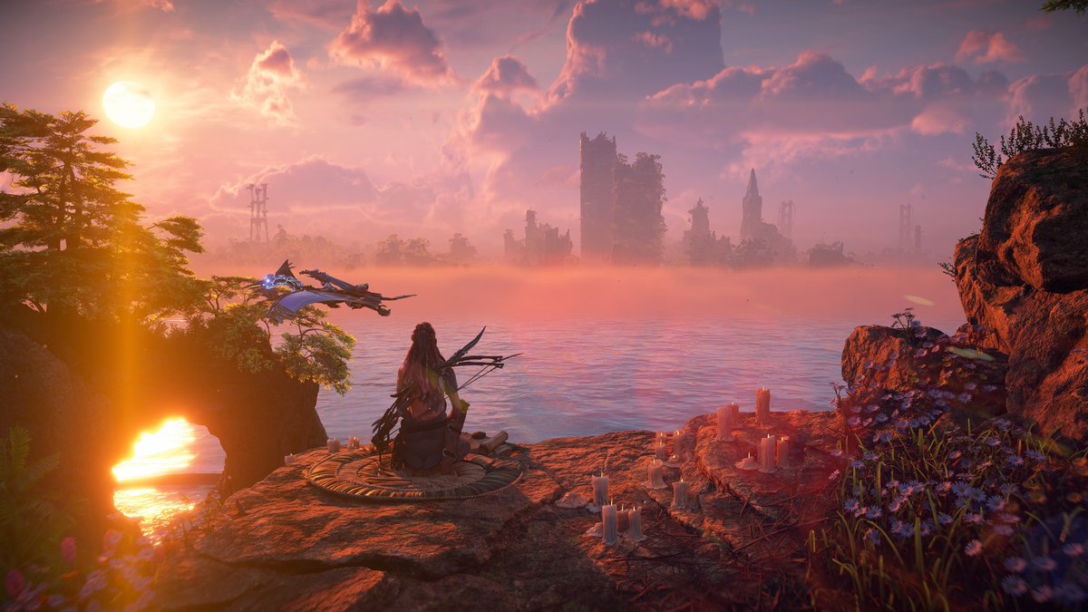 LordStrike's tweet photo. I'm soooo obsessed with horizon forbidden west. #HorizonForbiddenWest #VirtualPhotography #HorizonForbbidenWest https://t.co/wTPc85oI5t