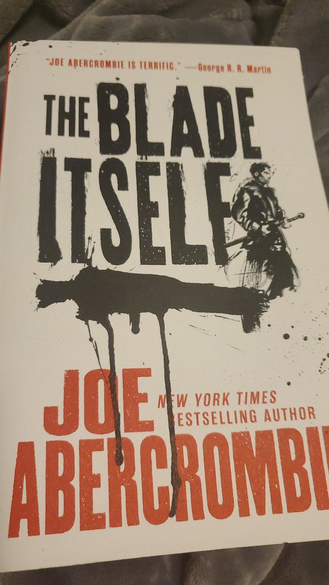 pattymelt541's tweet photo. @_RickyHollywood really good fantasy/fiction series by Joe Abercrombie. I totally thought it would be cliché but it's really well done. Not exactly your style but worth renting or listening to on the treadmill https://t.co/vIslXCbwUV