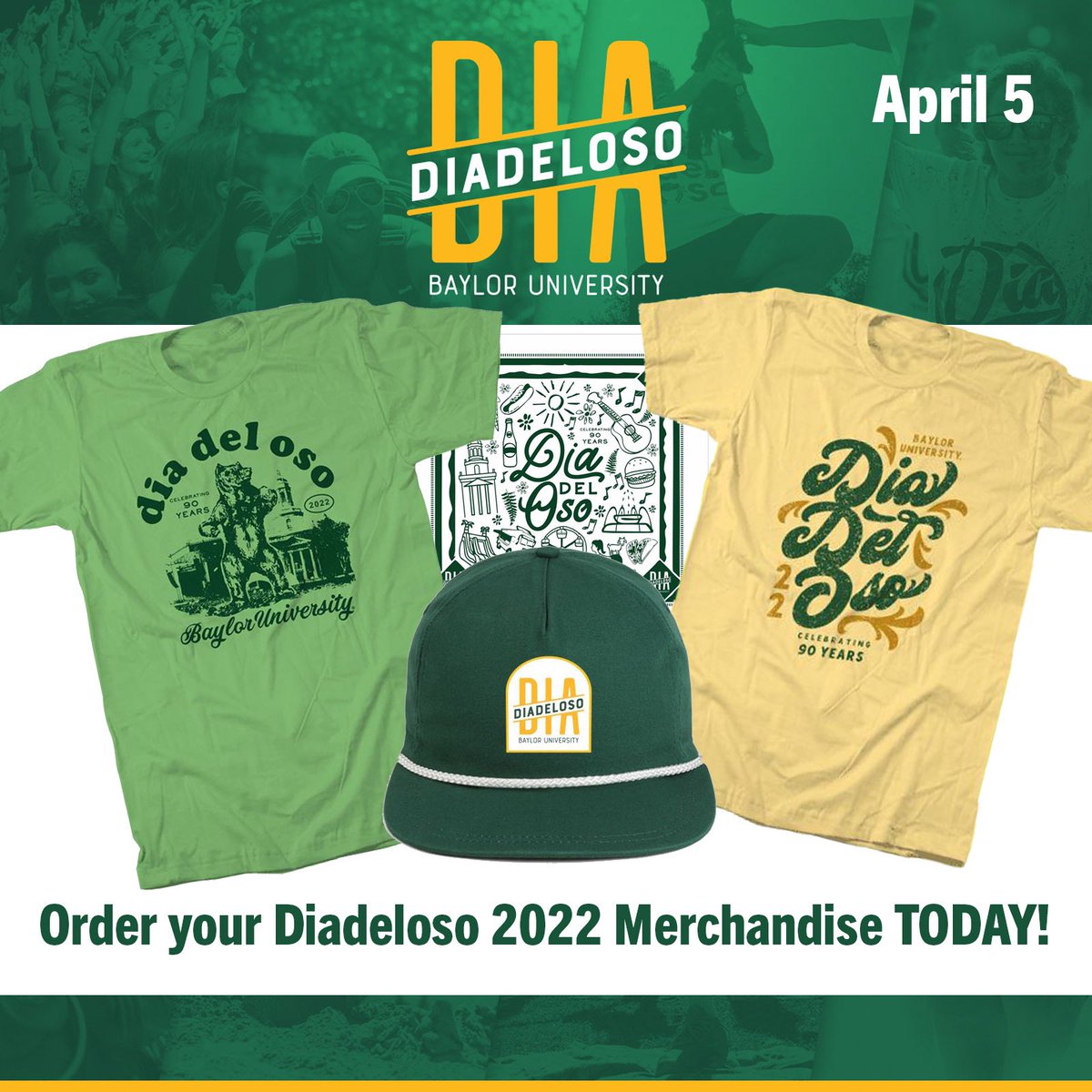 Dia is right around the corner!!!💚💛
In order for your Dia shirt and other merch to be ready for you by Diadeloso 2022 (April 5), you need to get your order placed by March 17, 2022. Click the link in our profile to place your order TODAY!