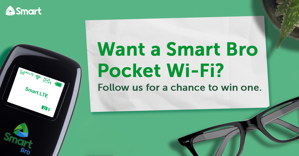 LiveSmart's tweet photo. We’re giving away this Smart Bro Pocket Wi-Fi! All you have to do is follow these 3 simple steps:
 
1. Follow us
2. RT this
3. Reply #LiveSmartOnTwitter to this tweet

That simplè! We'll select one winner tonight. https://t.co/EhjxwRONZ8