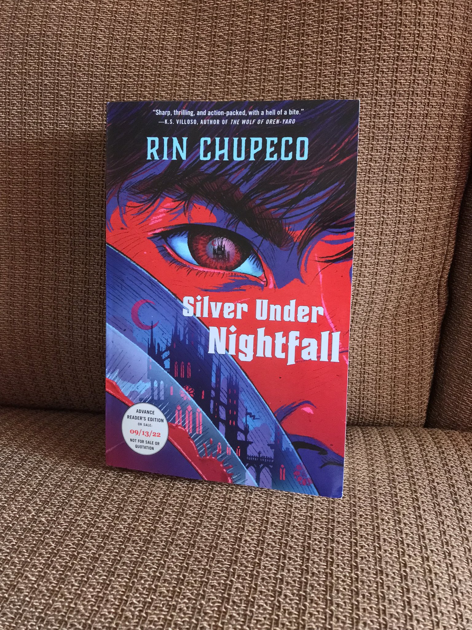 Image displaying print ARC of Silver Under Nightfall by Rin Chupeco