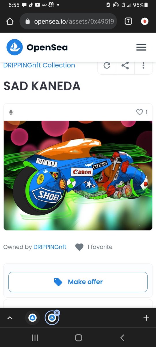 DRIPPINGnft's tweet photo. @Ardeijamei @weareakira @KevMoobedout @SJoseph2Burns @blaahblaah33 @Zuco15597287 @tangnamoah @jaryd_72655 @LauraDunn1228 @johnLhansen_ @IgliLeonardo @Yona81597643 @guitarpillow @SayLiJani @KaiserG13 @finansmerkezi2 @7thgrnd @Average_ALTv @jerrymic123 @Dariuxmitchell I want .5 for this bad boy https://t.co/W68kRmYSYO