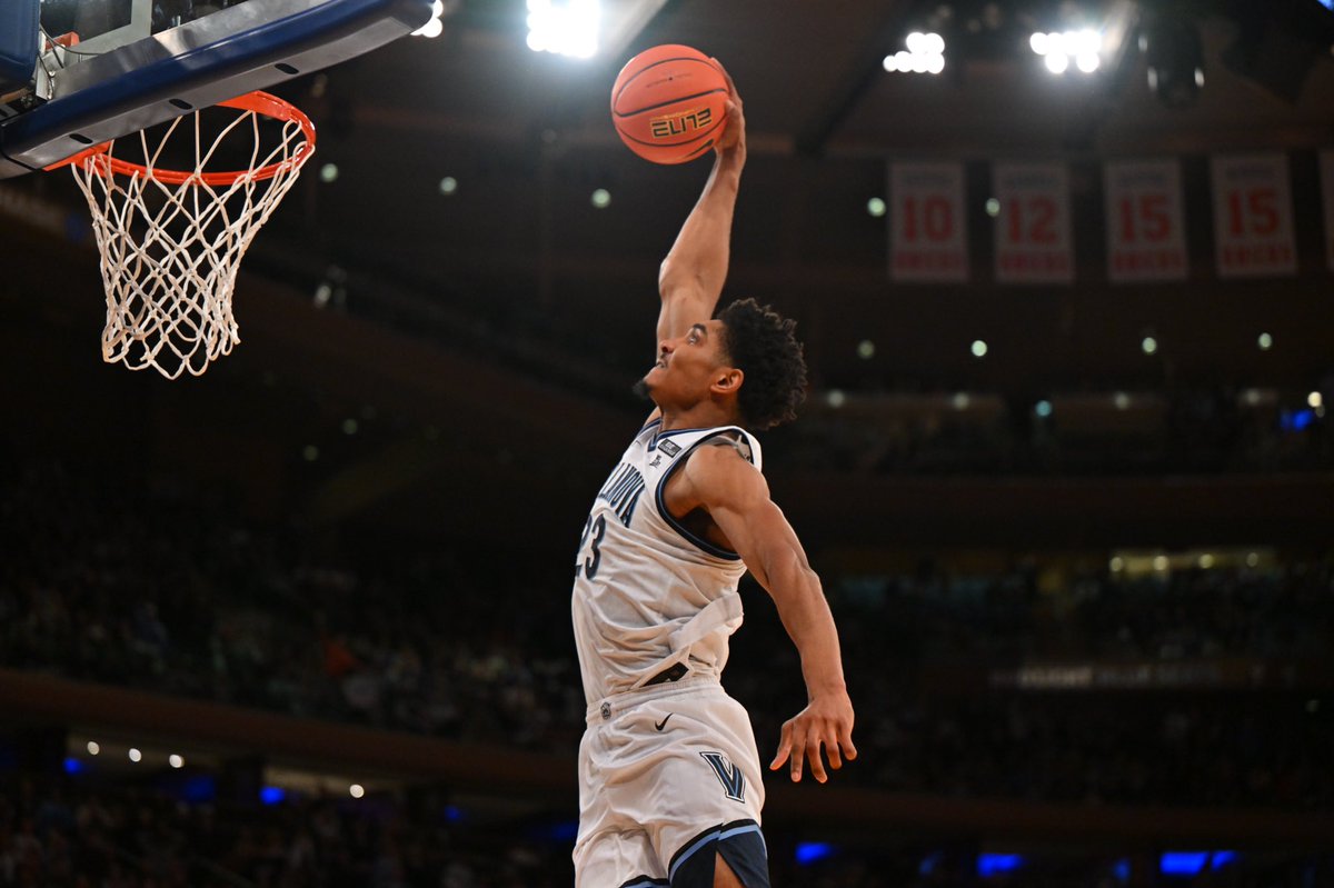 NovaAthletics's tweet photo. Next Stop: BIG EAST Championship Game! 

‘Cats WIN
Final: @NovaMBB 63 - UConn 60

#LetsMarchNova https://t.co/UuDqE26cbX