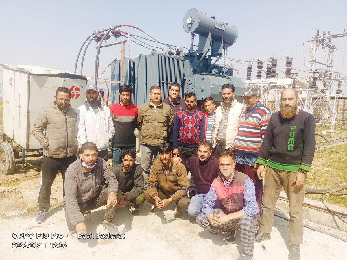 BasitBasharat11's tweet photo. New 10mva transformer at receiving station konibal https://t.co/gdYqbEMOMC