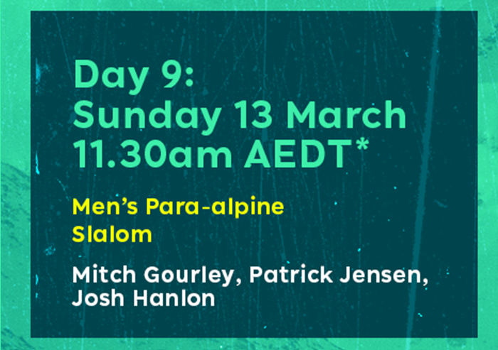 SthSportsAcad's tweet photo. After Josh's amazing start to his Paralympics campaign, he is back at it tomorrow from 11.30amAEDT so get onto 7Plus to watch if you get the chance
#yourlocalclub #joshchookahanlon #WinterParalympics2022 #GoJosh #paraalpineskiing
#GoAussies https://t.co/k2GXWSdGQN