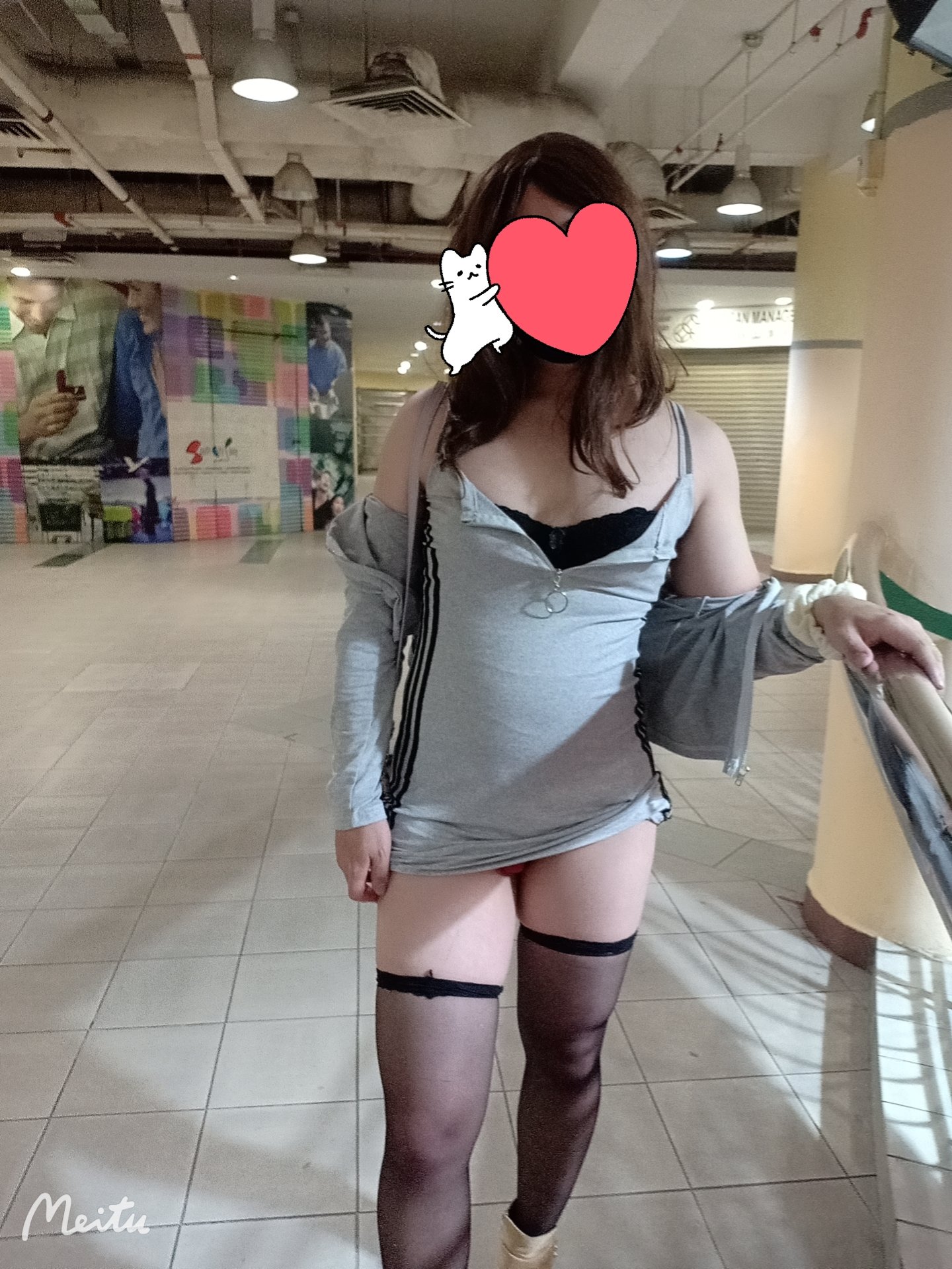 女装　露出 我应该是疯了才会做这样的事这应该是我这辈子做过最大胆的事情了😨 #女装男子#女装大佬#