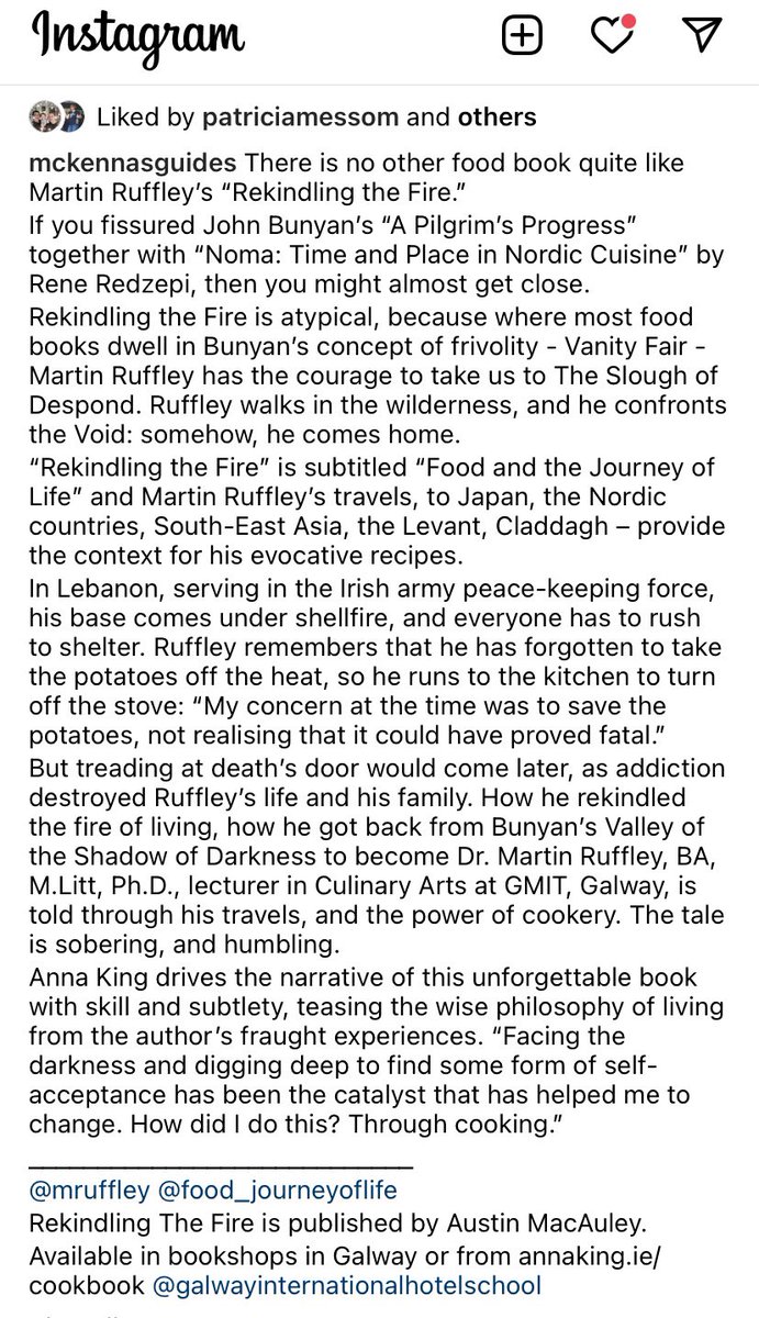 We are really chuffed with @McKennasGuides review: see below🙏🙏🙏⬇️
#Cookbookcorner