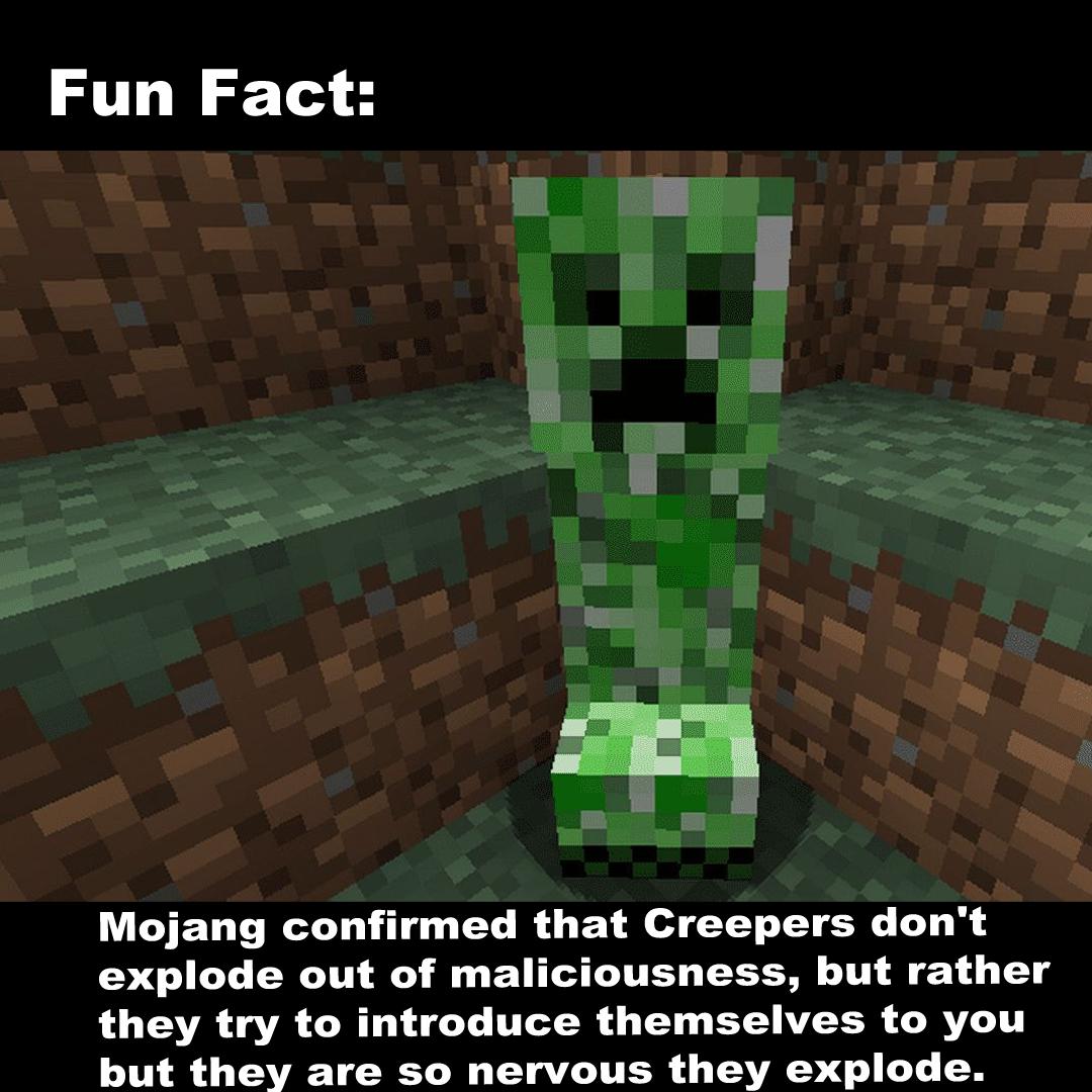MinecraftMeme16's tweet image. Fun Fact