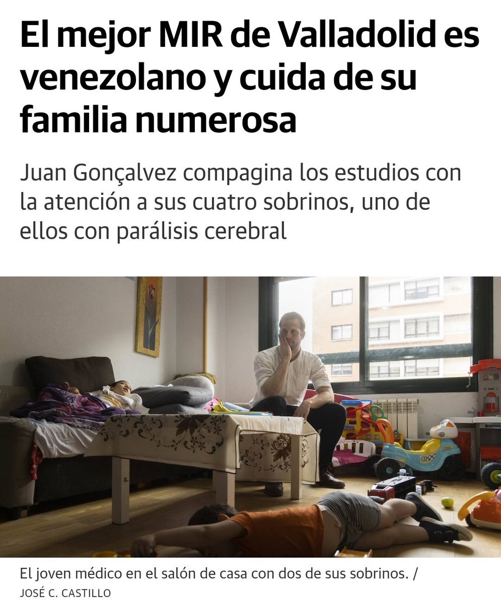 nachorosell's tweet photo. Juan ha sido un GRAN alumno de nuestra facultad de #Valladolid, le recuerdo a menudo participando en clase, siempre cordial y sonriendo.

Pero no tenía NI IDEA de esta historia de su vida. ¡QUÉ GRANDE! 👏🏆 (vía @nortecastilla) #MIR #MIR2022 @UVa_es

https://t.co/0gVLSO3Fwr https://t.co/G37sBDoKXr