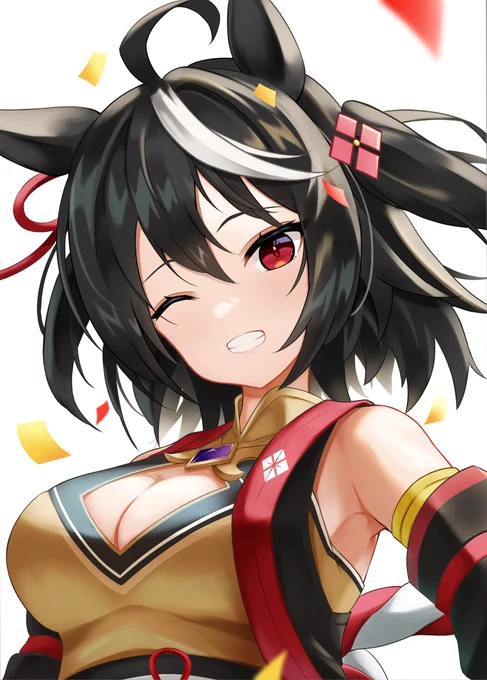 さぁさ、おまたせ!お祭り娘～#ウマ娘 #キタサンブラック 