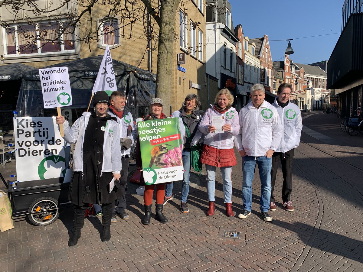 Partij voor de Dieren Enschede. tweet media