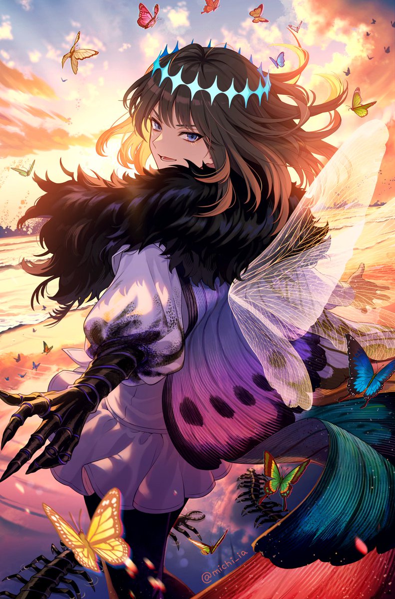 Fgo 振り返り構図なオベロン等かっこいいイラストまとめ Fateツイッター情報まとめ