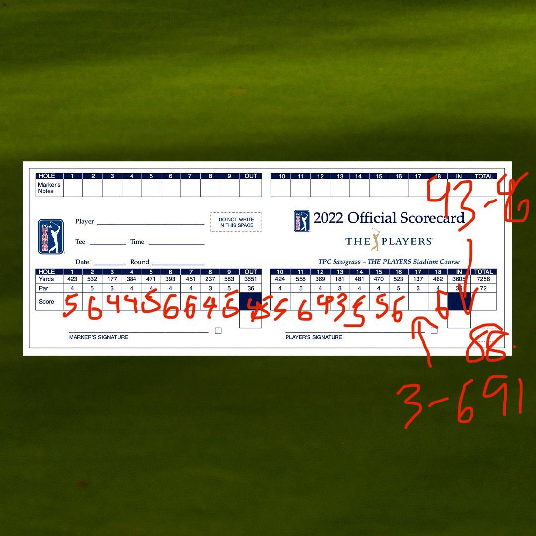 colincmcdonald's tweet photo. @THEPLAYERSChamp @PGATOUR @TPCSawgrass Depending on 17 https://t.co/1l03ZoJ6Ge