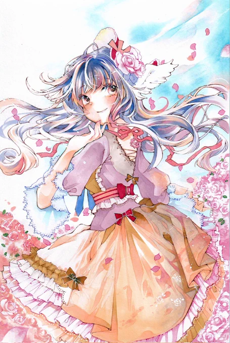 フリルと髪の毛とふわっとした雰囲気を描くのが好きです🌸

#絵柄が好みっていう人にフォローされたい 