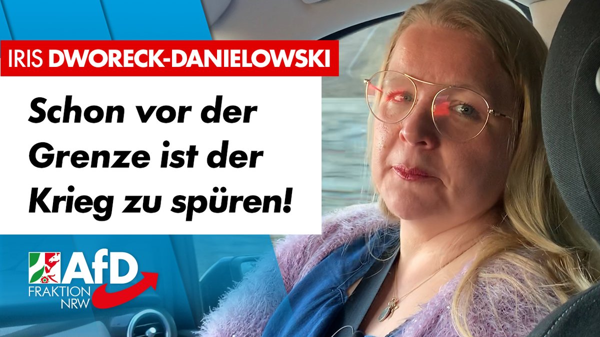 Bereits vor der Grenze ist der Krieg deutlich zu spüren. @Iris_AfD_MdL berichtet von Erlebnissen aus Rumänien.
#AfD #LtNRW #Ukraine

🎬 Hier die ganze Rede ansehen: youtu.be/YNOnN2k3DuE