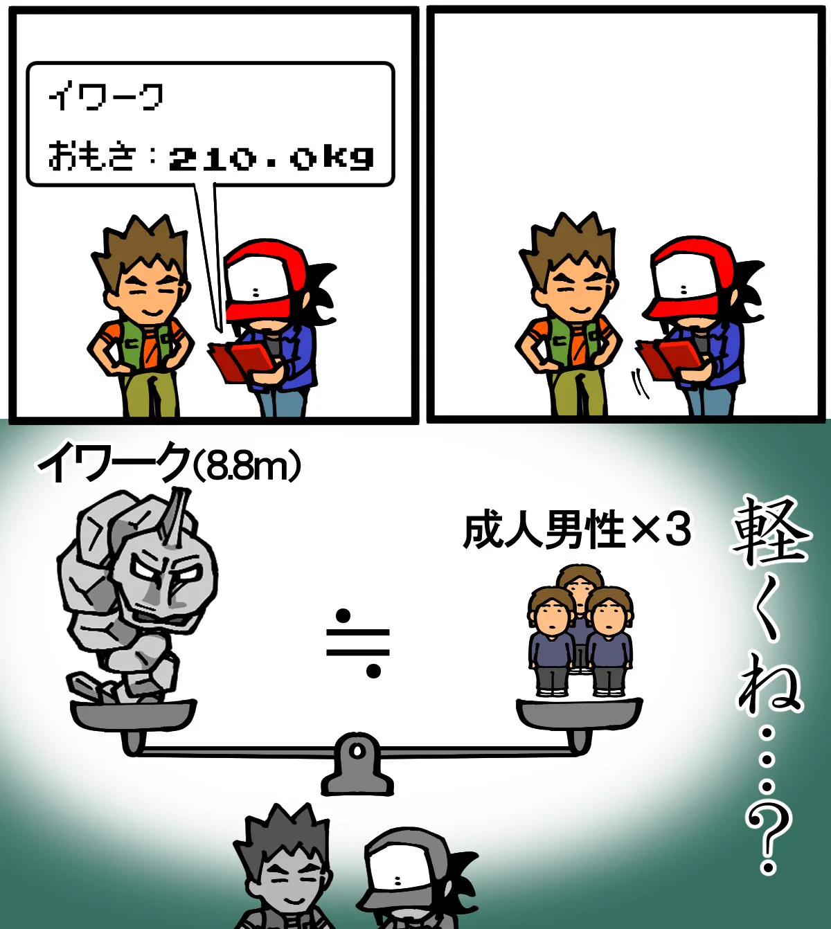 見掛け倒し？「ポケモン」のイワークの謎www
