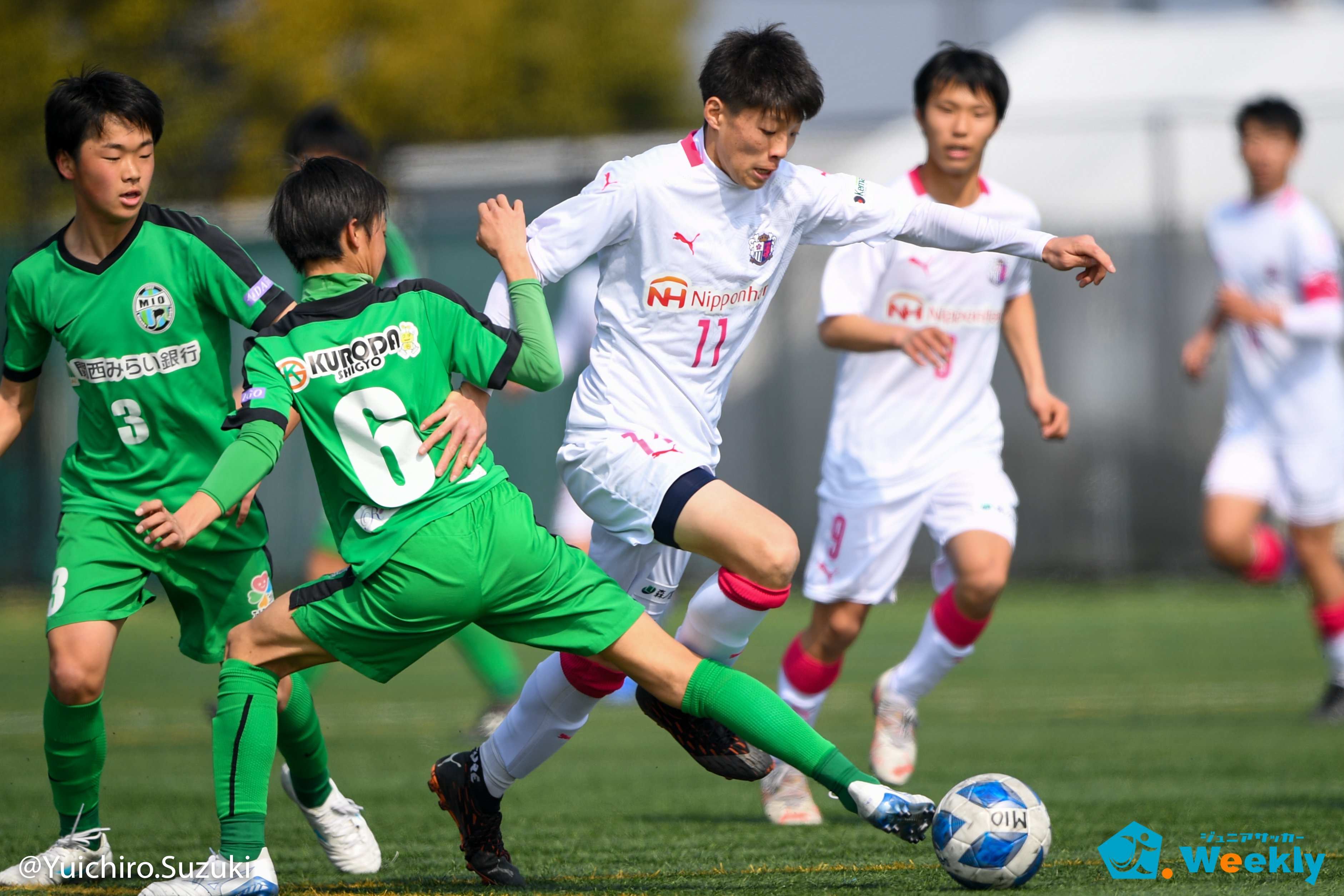 鈴木 優一朗 ジュニアサッカーweekly 初の関西取材 初のサンライズリーグ 撮影した3試合はいずれもレベルがめちゃ高くてどハマりの予感 Hamayan 16 ともご一緒出来て大満足の弾丸取材でした セレッソ大阪 Mioびわこ滋賀 千里丘fc ガンバ大阪