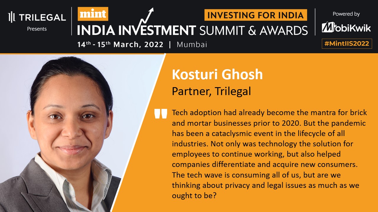 Mint on Twitter "Presenting Kosturi Ghosh, Partner, Trilegal as our