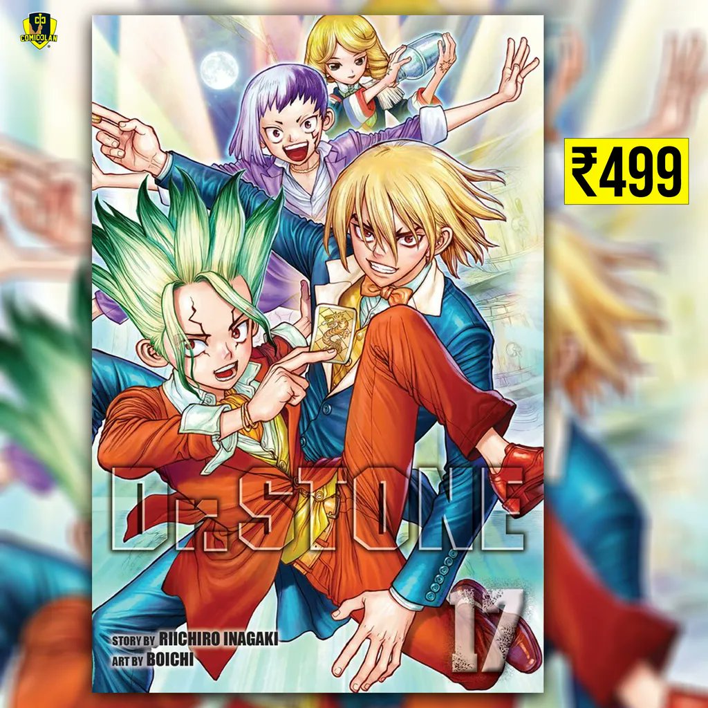 comicclandotcom's tweet photo. 🪨 Dr. STONE, Vol. 17
➖ ➖ ➖
👉 Get Your Copy Today At https://t.co/fcNq2lPWa9
🔱 Follow @comicclandotcom for all your favourite Mangas
➖ ➖ ➖
#drstone https://t.co/0i5kxJLVhi