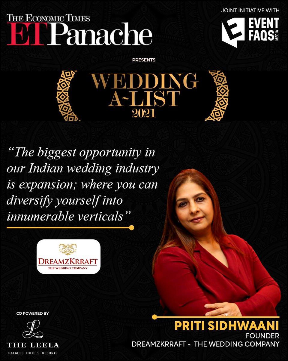 EVENTFAQS's tweet photo. Launching on 2nd April 2022 at The Leela Palace, New Delhi. Co-powered by @TheLeelaHotels
Stay tuned to know more.
#Eventfaqs #WeddingBusiness #WeddingPlanner #ETPanache #Leelahotels #WeddingAList https://t.co/Dhx4GgvHct