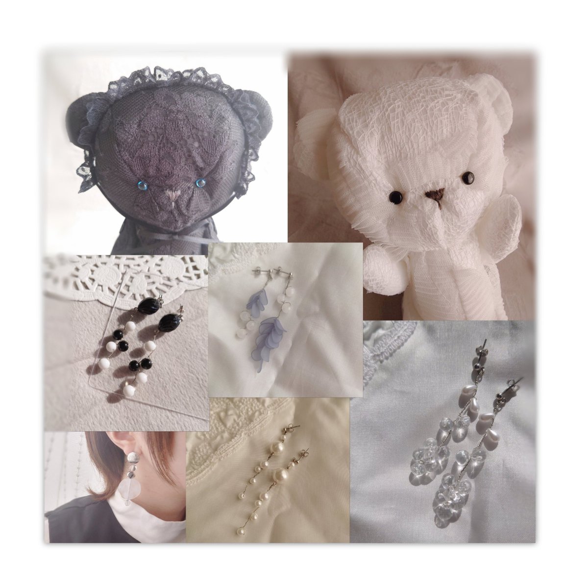 Miletto_0's tweet photo. ハンドメイド販売開始して1ヶ月が経ちました𓂃𖤥𖥧𖥣⋆*
ありがたいことに作品をお迎えしていただけて嬉しいかぎりです。ありがとうございます♡°｡⋆⸜(* ॑꒳ ॑* )⸝
これからも自分が思う可愛いを形にして小さな幸せを届けられるよう頑張ります𖤐´-
 #ハンドメイド https://t.co/6PM52tfndr