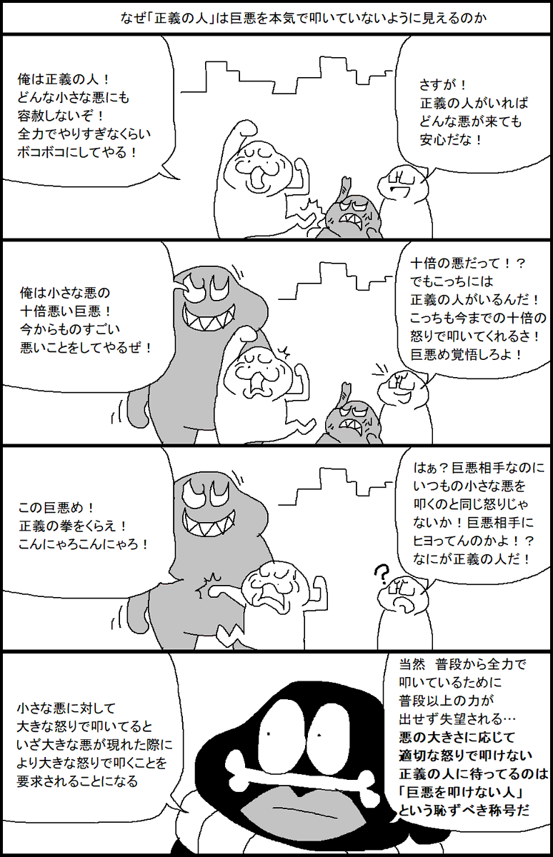 なぜ「正義の人」は巨悪を本気で叩いていないように見えるのか 