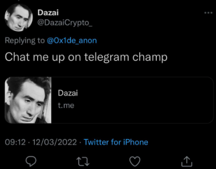 Dazai tweet media