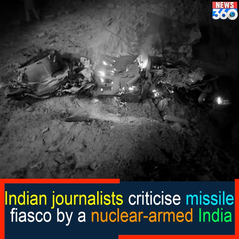 officialnews360's tweet photo. Indian journalists criticise missile fiasco by a nuclear-armed India
Read More:https://t.co/pXhxiap3XD
#News360 #Indian #Journalists #Missile #NuclearArmed #Criticism #TechnicalMalfunction