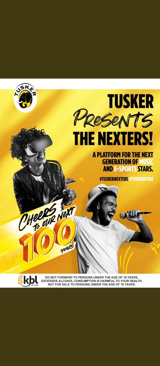 Wasee wa Meru hii weekend tuko huko vibaya sana,kujeni hapa ASK showgrounds and audition for either the e-sports or music talent,your time to shine us here.There will be sherehe with Fena,Redsan and juacali kujeni tujibambe <a href="/TuskerLager/">Tusker Kenya</a>
#CheersToTheNext100 
#TuskerNexters