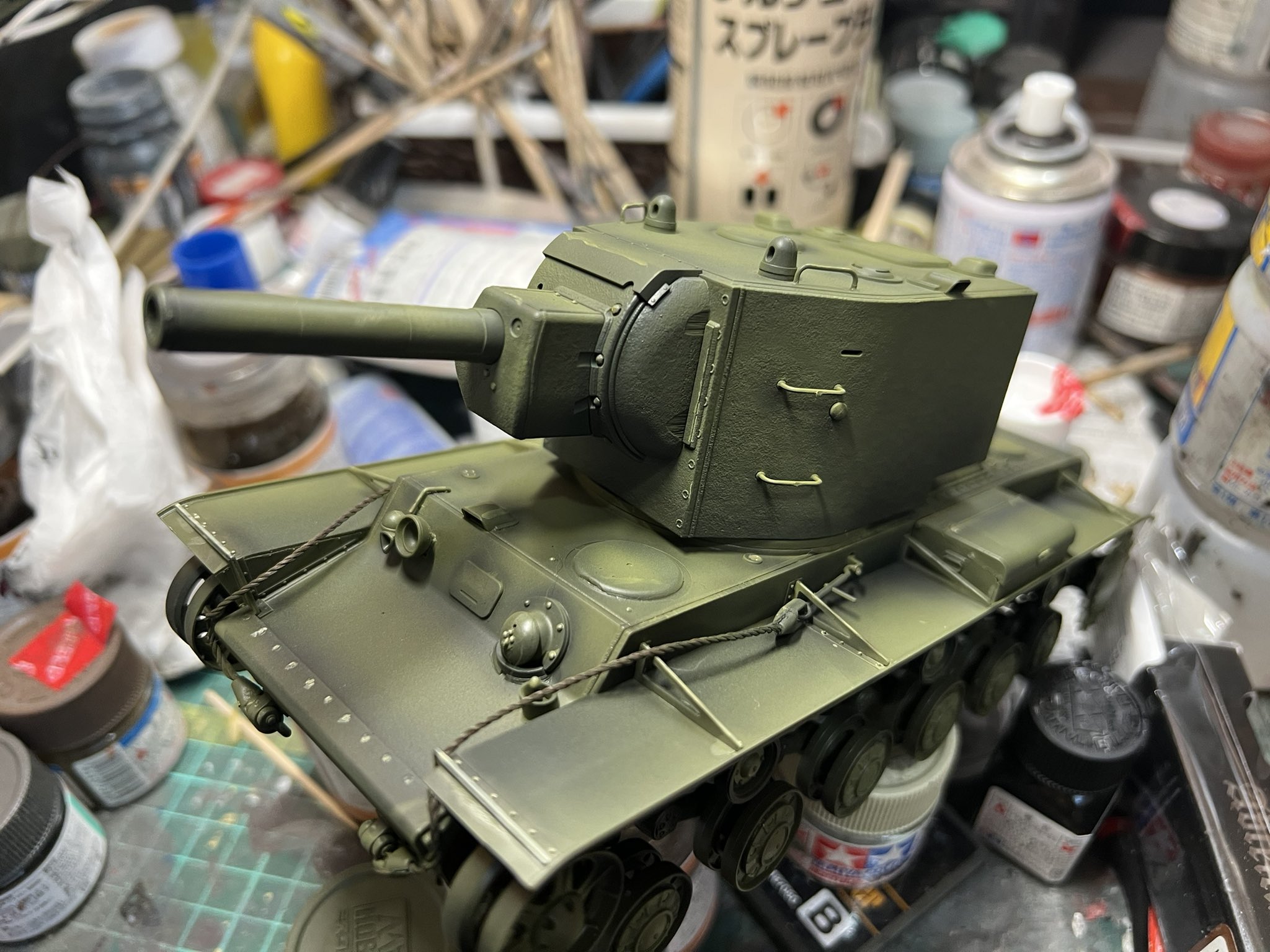 2022年3月】タミヤ 1/35 KV-2 製作記①【新製品】 | 模型大隊