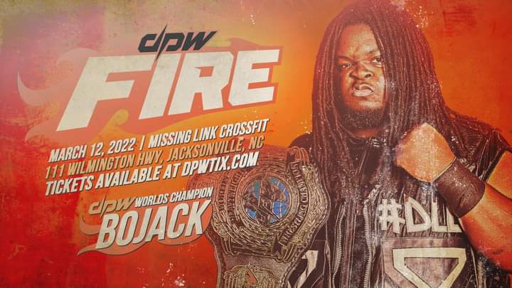 BOJACKOfficial's tweet photo. Thank you once again for having me Future Stars of @AMLWrestling !
1 down, 2 to go. Let's do this @deadlockpro!
DPW Fire, VOL 2!
#DPWFIRE
#FearBojack
#DreadlockDemolitionMachine https://t.co/ZZ7ULcEBCe