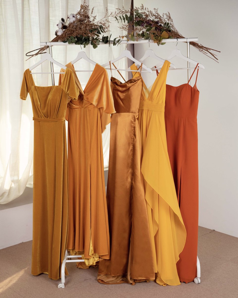 Color choices are a bride's best friend. ❤️ Would you mix and match? Tap the link to shop more bridesmaid dresses. bit.ly/3w1cMoK #cocomelody #TrueBeautyEmpowered #bridesmaiddresses