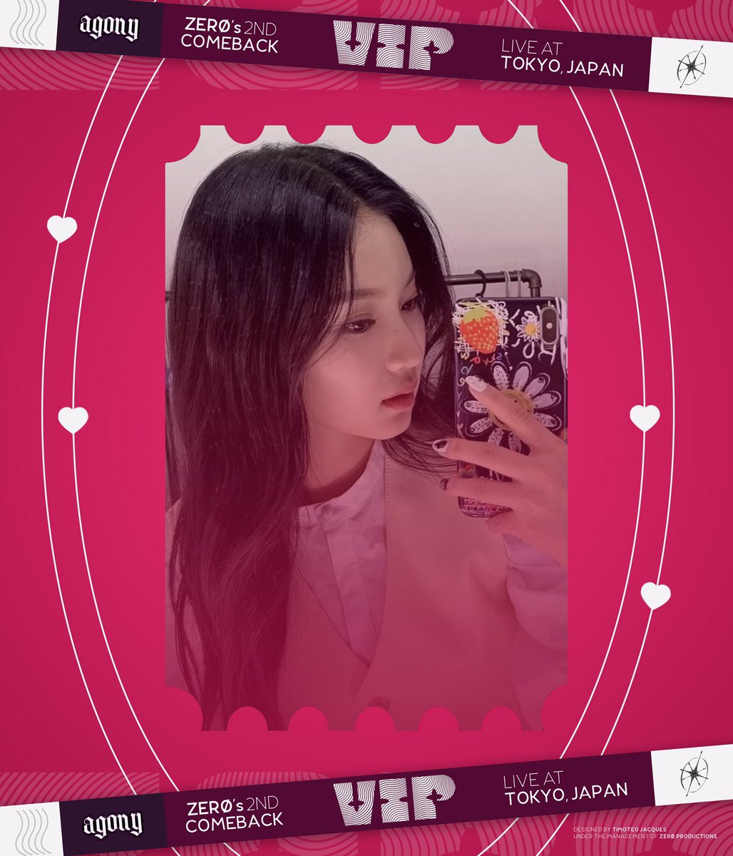 ⠀

ꕥ ﹙  C , Rosaline's UD ﹚ ♡   13:31 ˎ 
#로사 ⌕ 12th March ˎ D-DAY !﹫ Tokyo
———   #ZERØ_AGONY   #CIPHER     
ꗃ  Rosa here ! See you guys later ! < 3

⠀