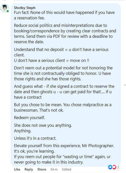 shotbysteph's tweet photo. To the photographers who say models who ghost them in chat are wasting their time: #LifeLessons #PhotographerLife #ModelLife #NFTPhotographer #Photography #askaphotographer Please share your thoughts! My answer came from my life experience. What has ur life experience brought u? https://t.co/H0khab2v15