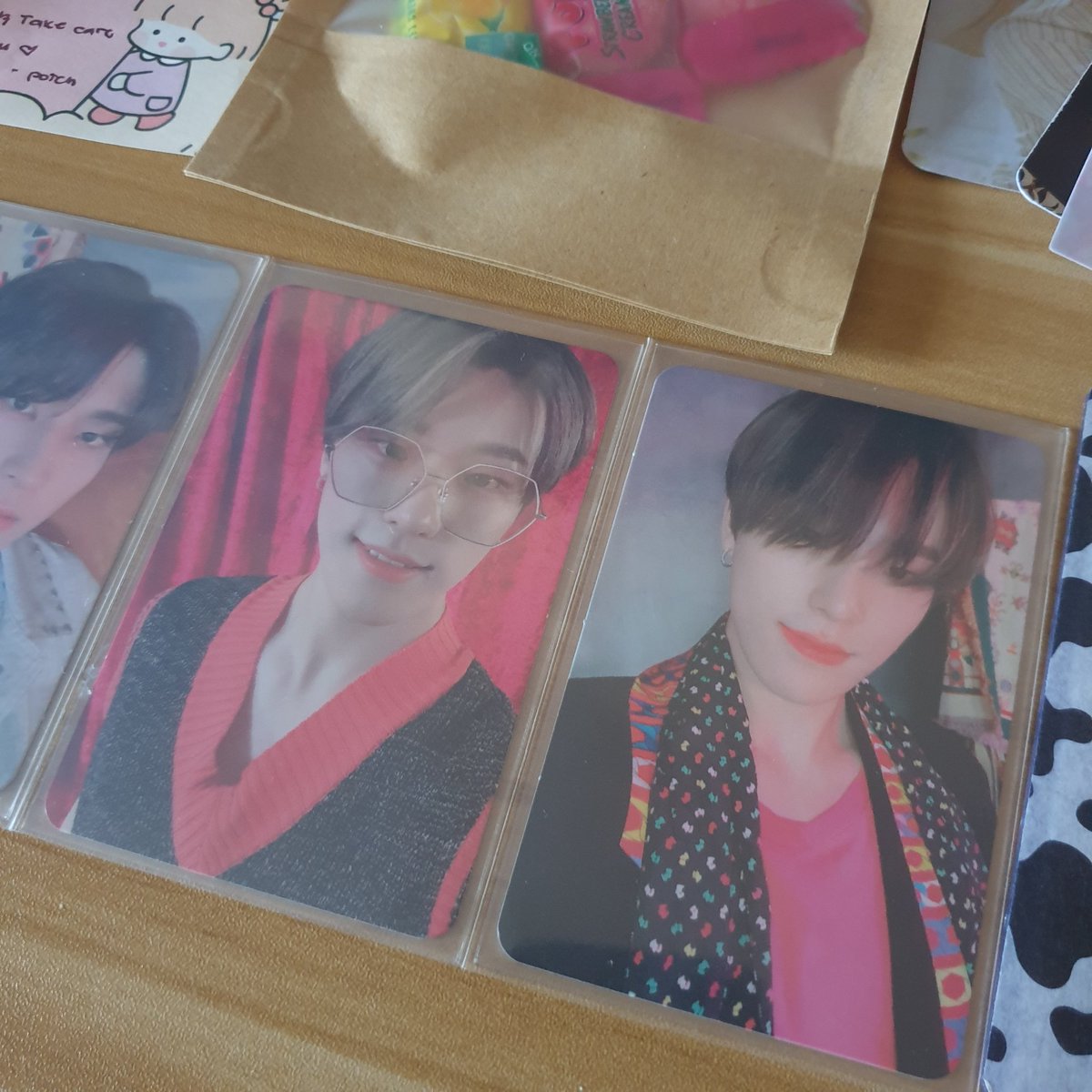 minhooowa's tweet photo. #salamat_potch 
Wonu and dino already home!! ☆.☆ 
Thank u for the fast transactions and making them safe + for a lot of freebies!! @wenpluswoncart https://t.co/qoyIcJrwfG
