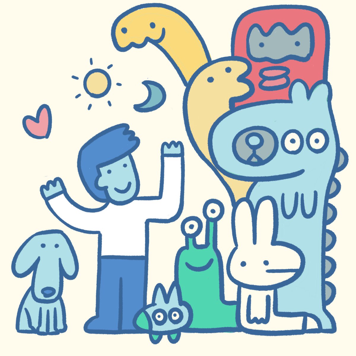 ブルームさんと動物を描いたアートシリーズも
発売中です❤️

0.01 ETH(polygon)
opensea.io/collection/art…