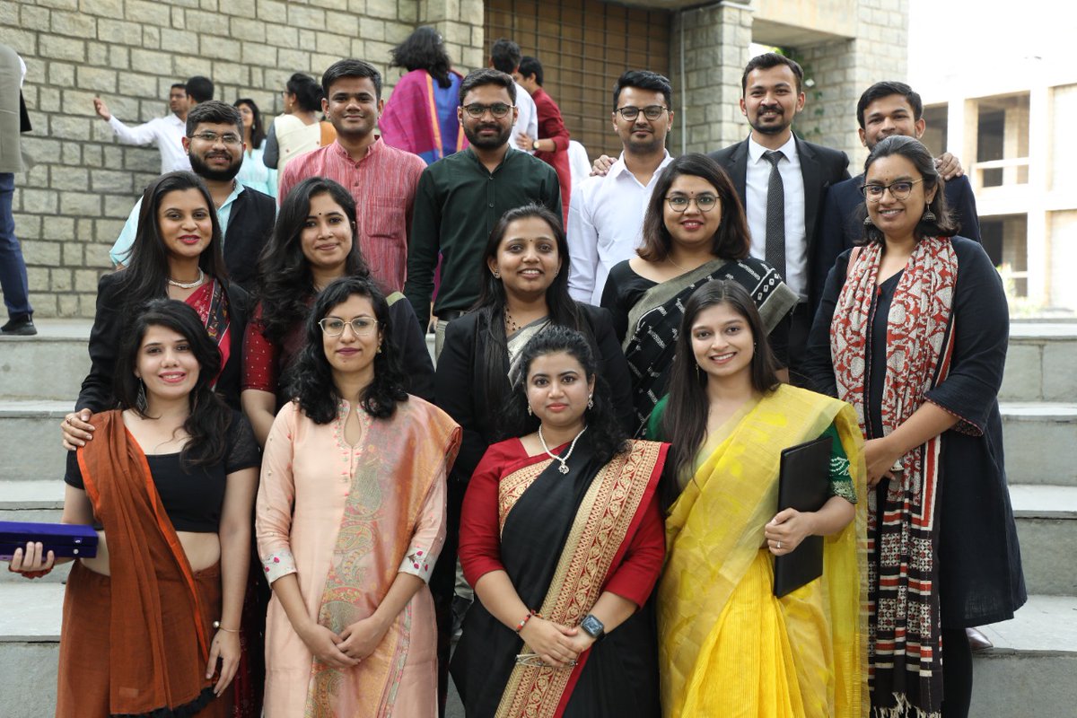 Alone, we think, together, we act! #MGNF2020 #graduation 
With Gratitude,
Mahatma Gandhi National Fellow
Surendranagar
#IIMBangalore