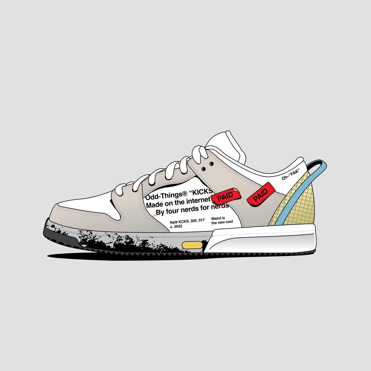 KicksOnSol's tweet photo. Odd things made on the internet by four nerds for nerds, oh fak yeah
#kicksonsol #getyourkicks #NFTs #NFTdrop #Solana #SolanaNFT https://t.co/67IXWssTps