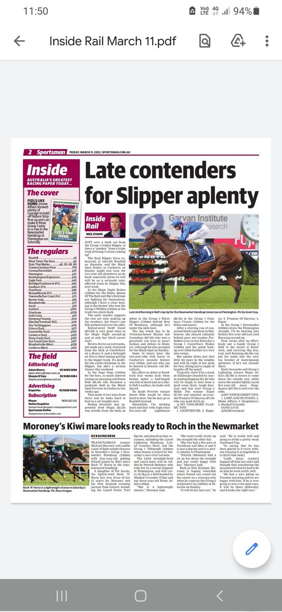 Roch ‘N’ Horse at $126 for readers of <a href="/TheOzSportsman/">Sportsman</a>