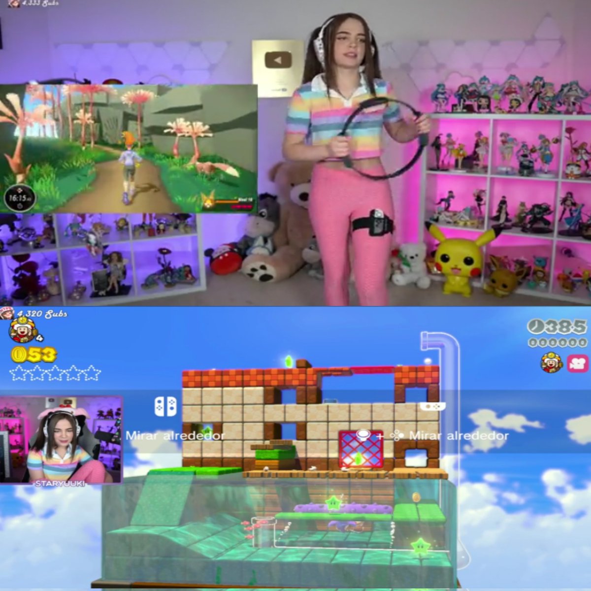 GaelOlv47055722's tweet photo. ✨Una noche maravillosa en este lindo día con la princesa @staryuukiii 💖

💫Dónde hoy en este gran Stream nos trajo varios juegos divertidos como el Mario 3D Word🤩 , también se hizo ejercicio  🏃‍♀️y más cosas divertidas 💕

💕Pasen linda noche ❤️ https://t.co/yS6Hs3QFae