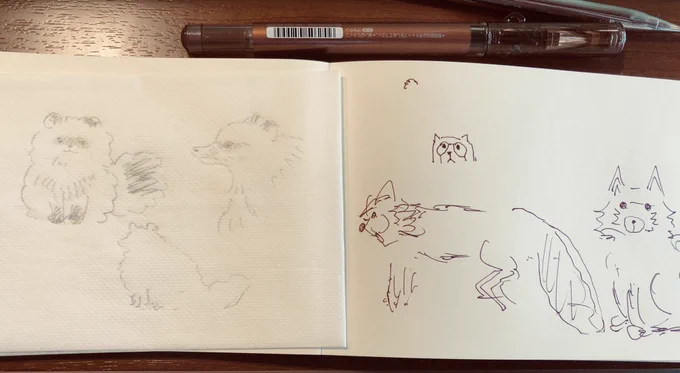 母と兄の絵です 